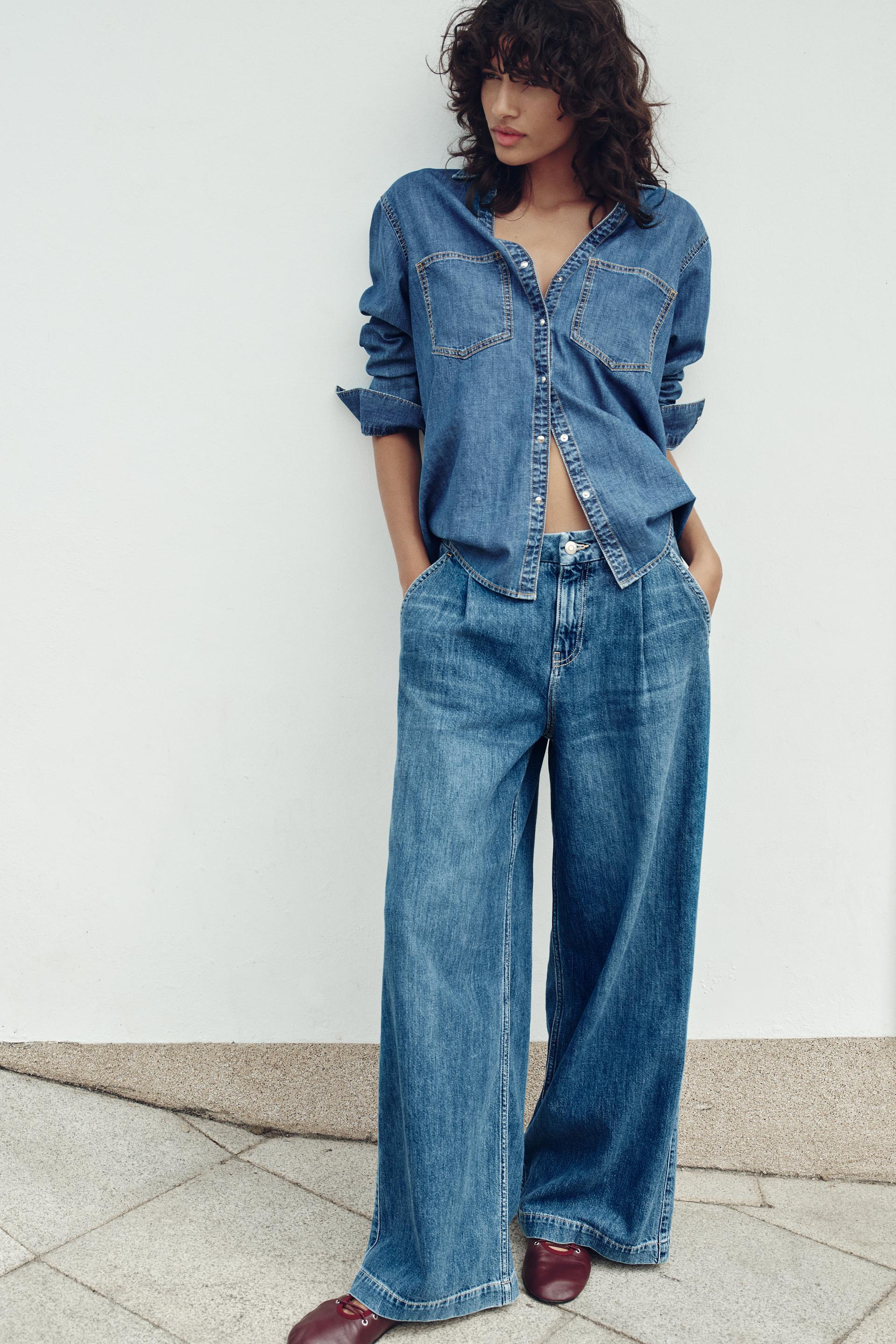 MID-RISE Z1975 WIDE LEG JEANS Product Image