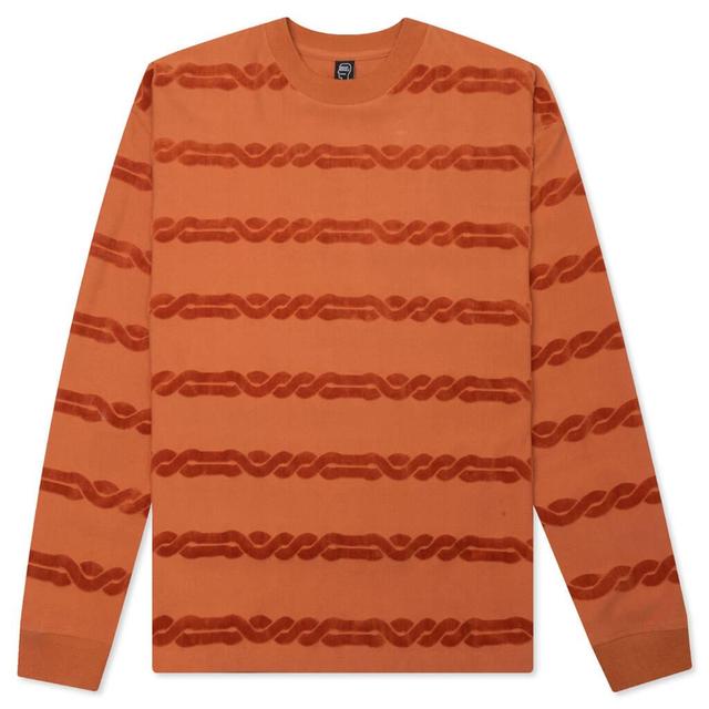 Braided Burnout L/S - Rust Male Product Image