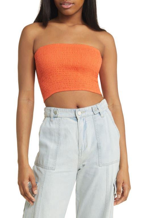 Billabong Smocked Cotton Tube Top Product Image