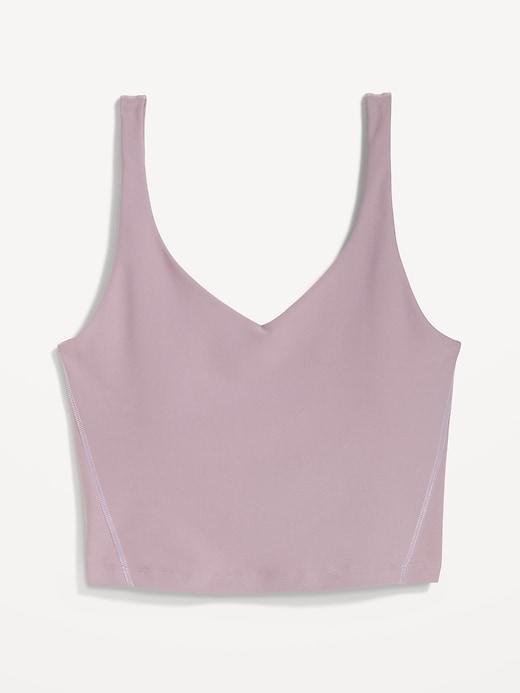 Light Support PowerSoft Ribbed Longline Sports Bra Product Image