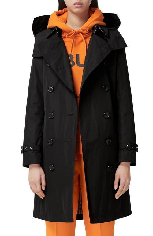 burberry Kensington Taffeta Trench Coat with Detachable Hood Product Image