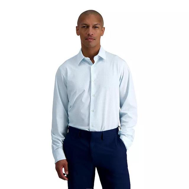 Mens Haggar Smart Wash Slim Fit Wrinkle Free Dress Shirt Product Image