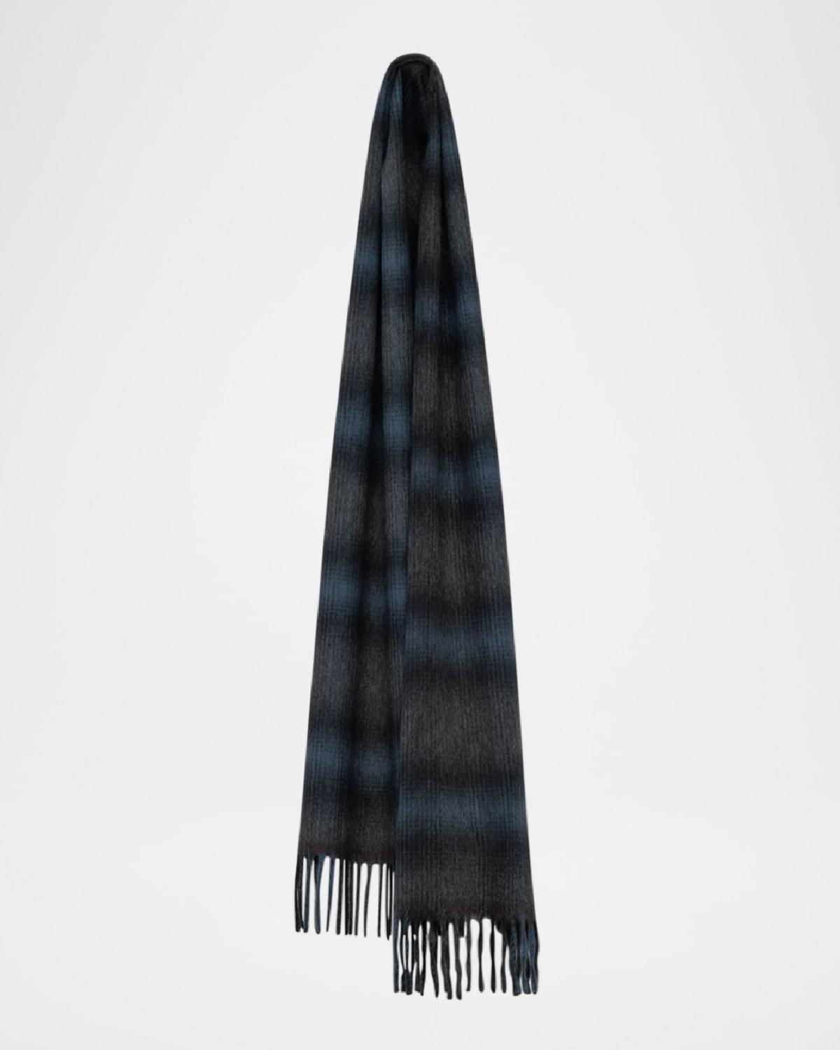 Mens Arran Plaid Cashmere Scarf Product Image