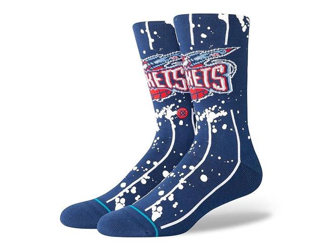 Stance Overspray Houston Rockets Crew Cut Socks Shoes Product Image