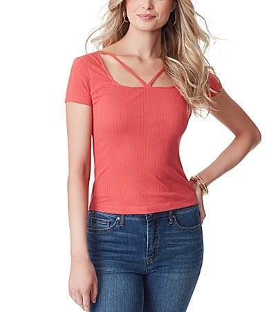 Jessica Simpson Pippa Knit Strappy Top Product Image