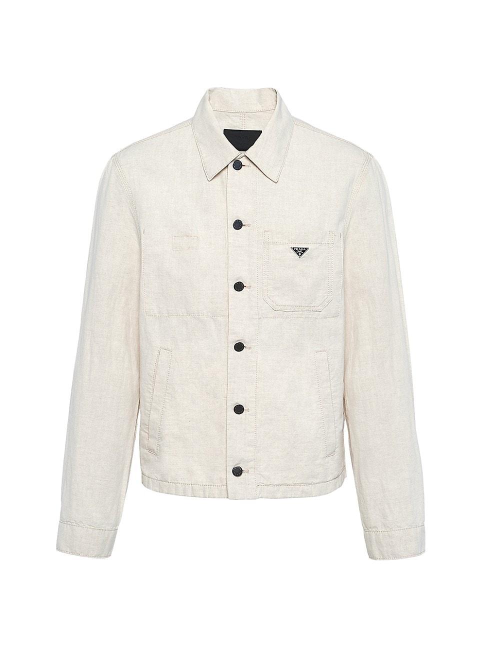 Mens Chambray Blouson Jacket Product Image