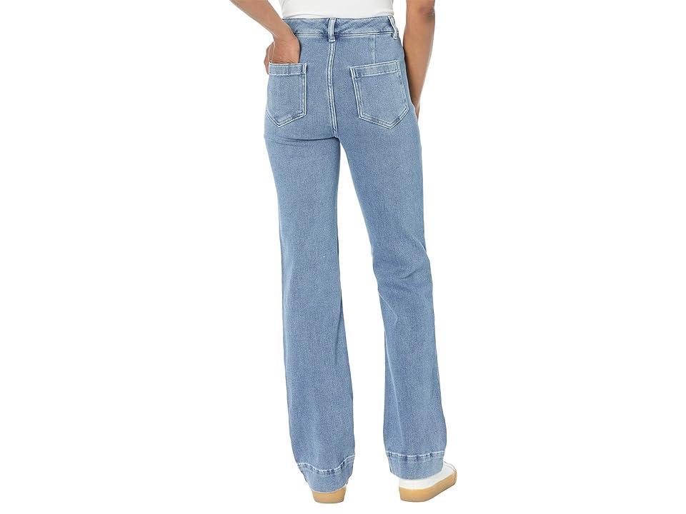 Faherty Stretch Terry Wide Leg Jeans Product Image