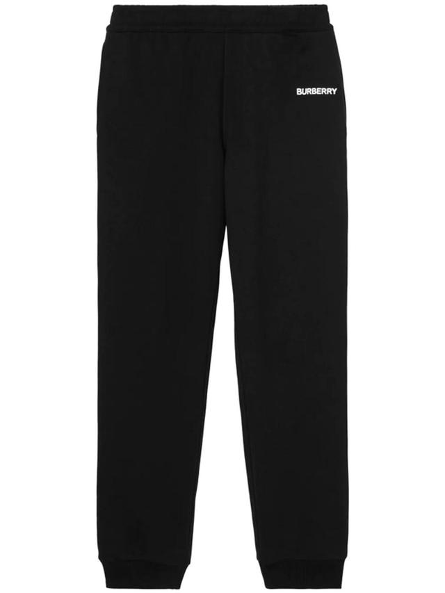 Logo Track Pants In Black Product Image