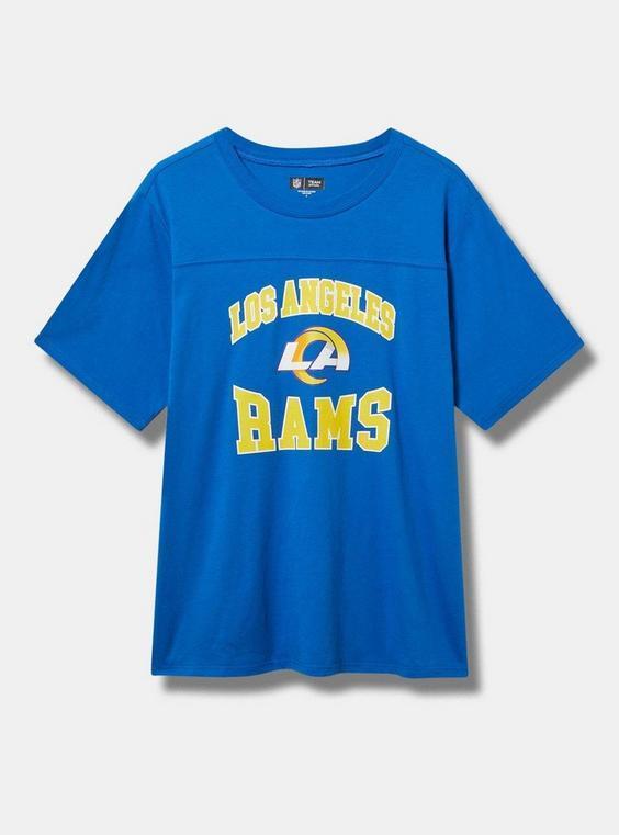 NFL Los Angeles Rams Fit Cotton Yoke Tee Product Image