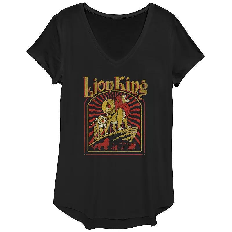 Womens Disney The Lion King Pride Rock Sunset Graphic Tee, Girls Product Image