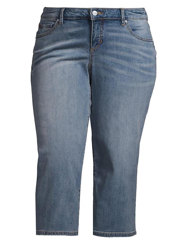 SLINK Jeans Crop Wide Leg Jeans Product Image