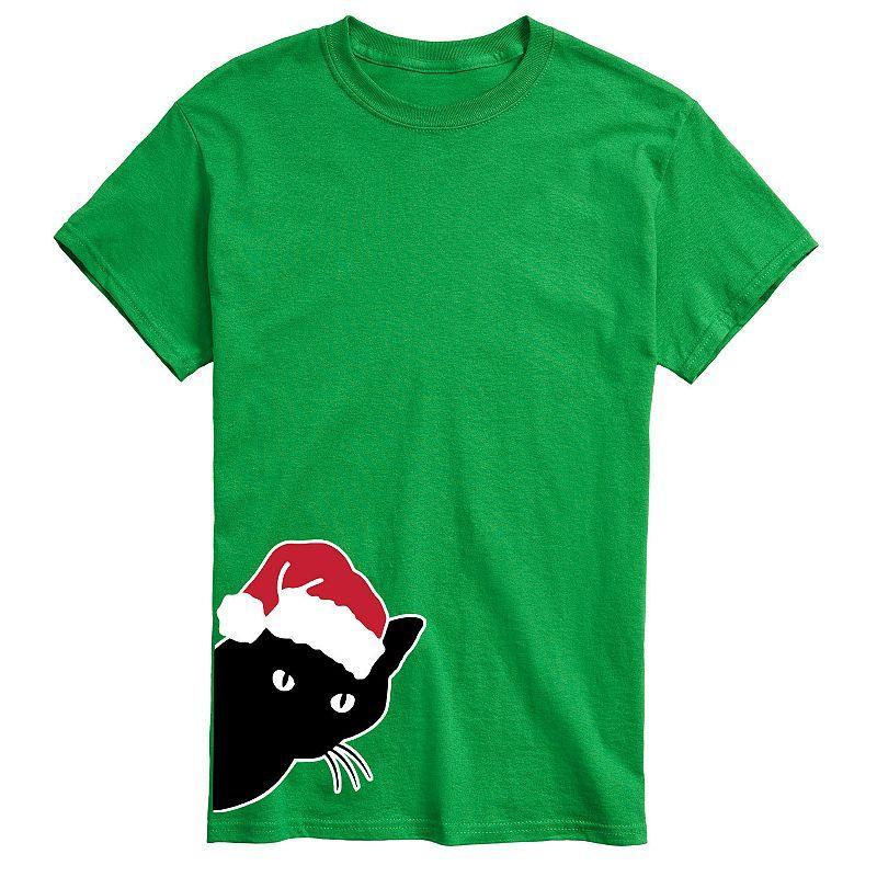 Mens Peeking Cat Tee Product Image