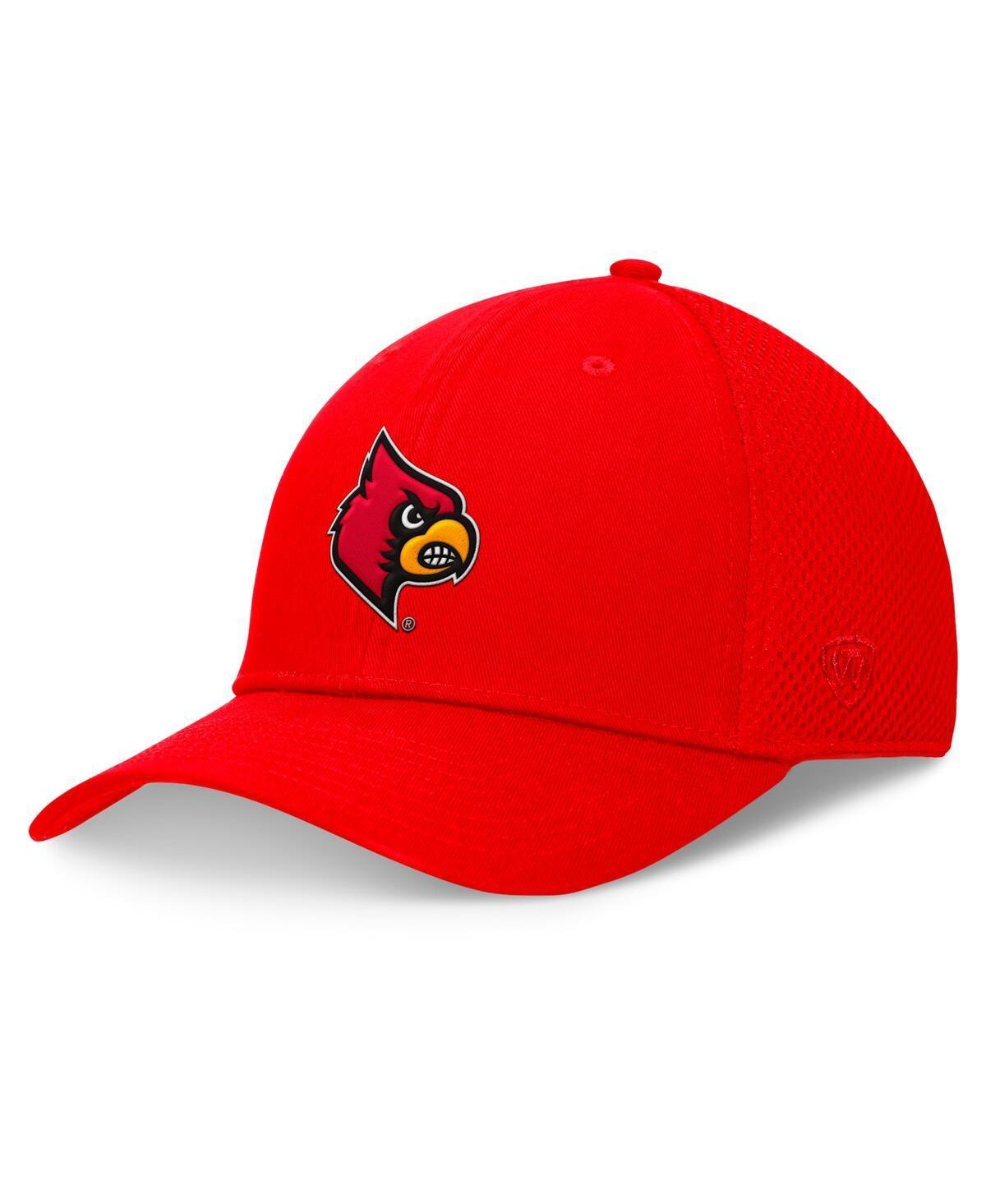 Top of the World Mens Red Louisville Cardinals Spacer Flex Hat Product Image