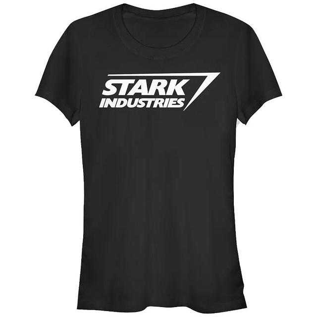 Juniors Marvel Iron Man Stark Industries Logo Fitted Graphic Tee, Girls Product Image