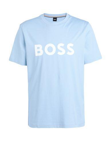 HUGO BOSS Boss Man T-shirt Light Blue Size Xl Cotton Product Image