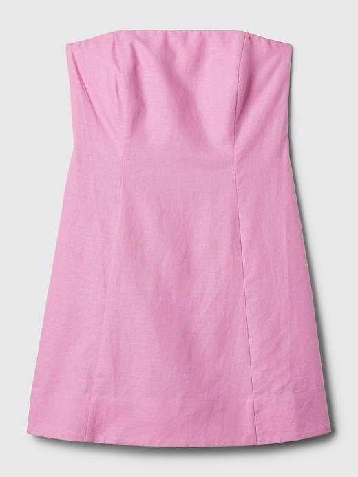 Linen-Cotton Mini Dress Product Image