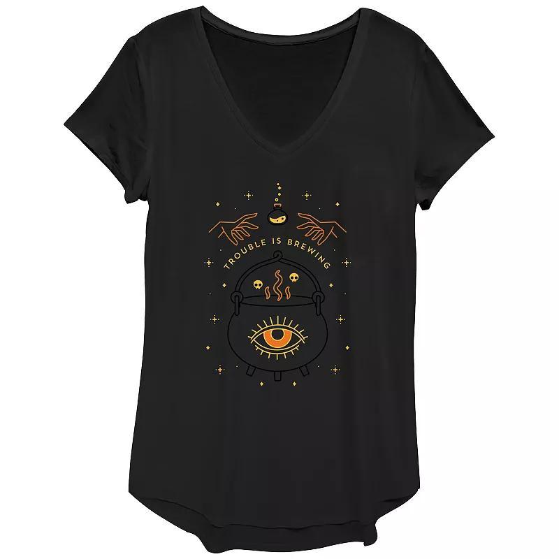 Disneys Hocus Pocus Trouble Is Brewing Womens Graphic Tee Product Image