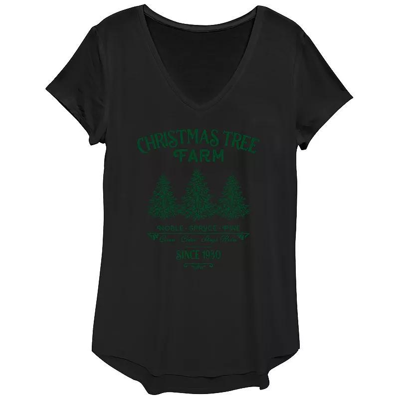 Womens Christmas Tree Farm Since 1930 Graphic Tee Product Image