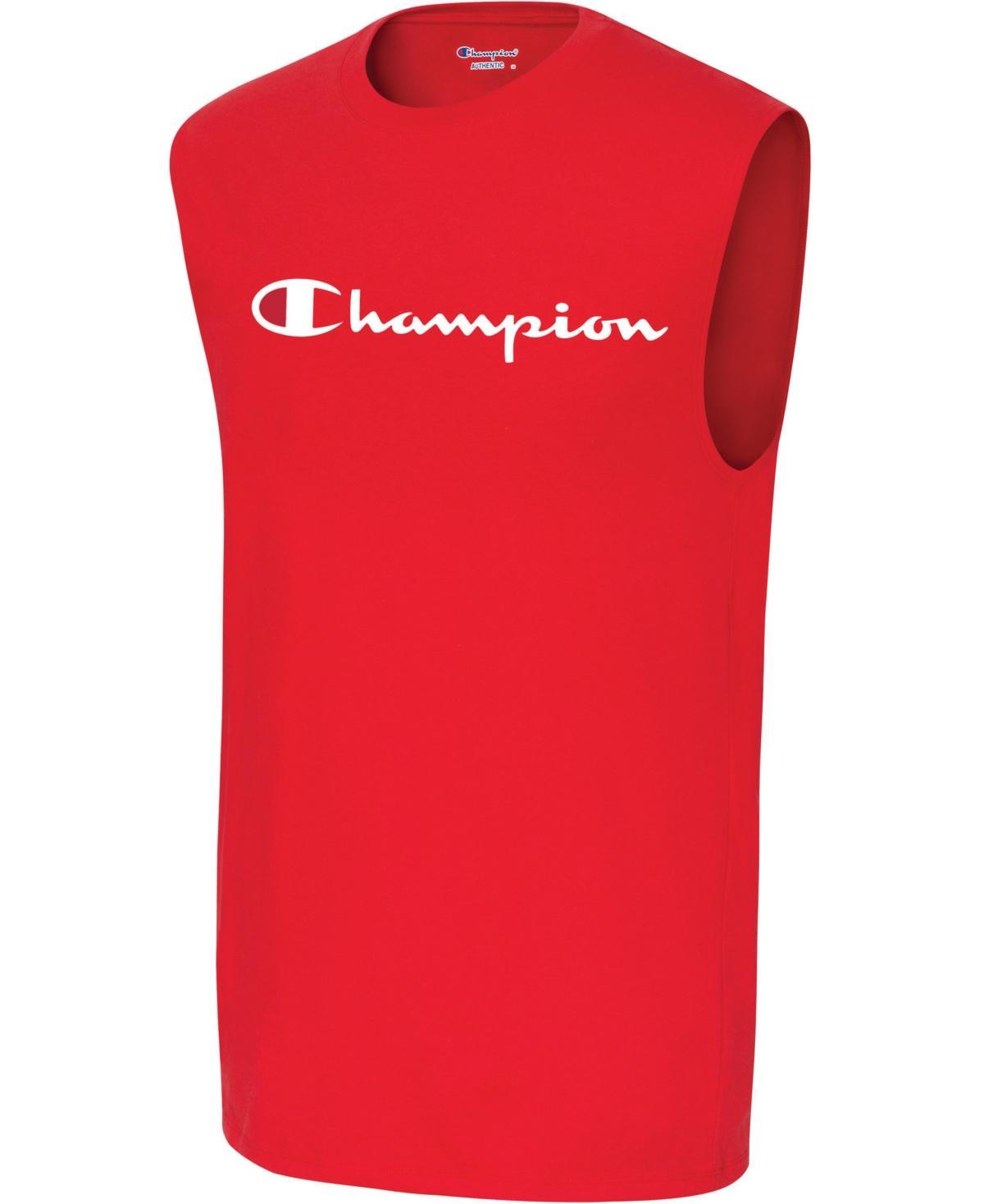 Mens Champion Logo Graphic Muscle Tee Product Image