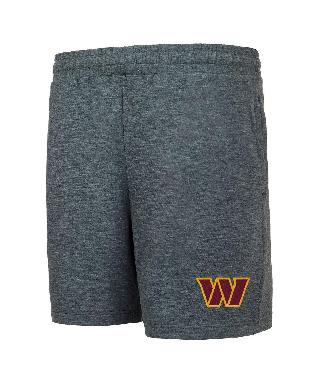 Mens Concepts Sport Charcoal Washington Commanders Powerplay Tri-Blend Fleece Shorts Product Image