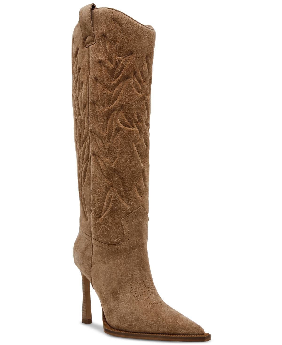 Steve Madden Womens Kinzee Stiletto Western Tall Dress Boots Product Image