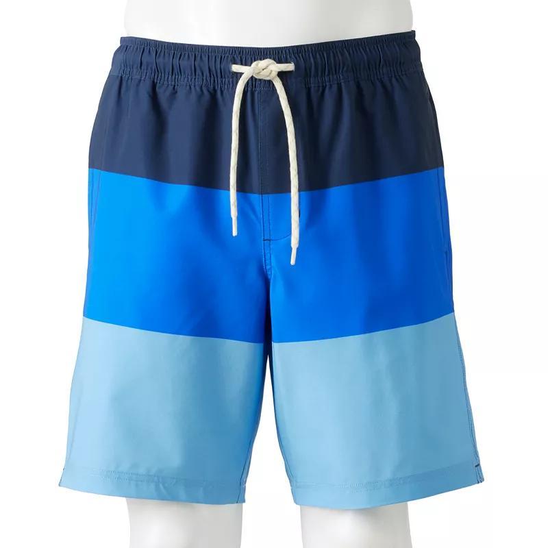 Mens Trinity Coast 9-in. Colorblock Swim Trunks Product Image