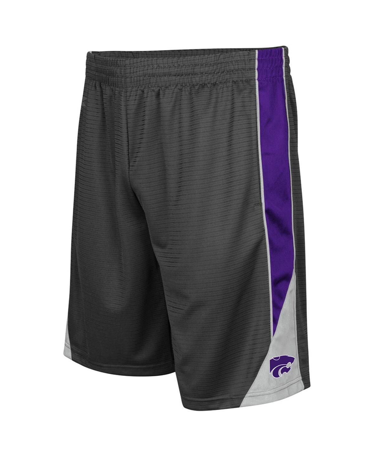 Mens Colosseum Charcoal Kansas State Wildcats Turnover Shorts Product Image