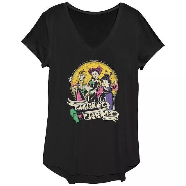 Womens Disney Hocus Pocus Sanderson Sisters Tattoo Graphic Tee, Girls Product Image