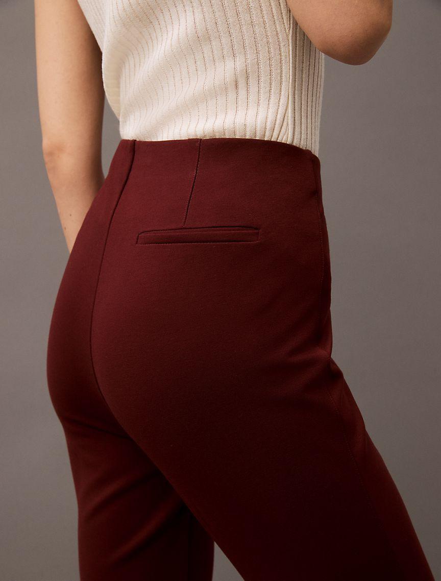 Solid Ponte Skinny Pants Product Image