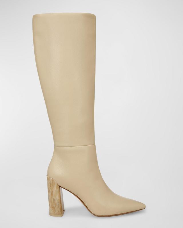 Pilar Leather Knee Boots Product Image