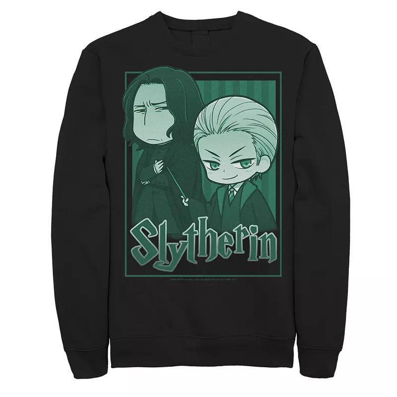 Mens Harry Potter Slytherin Snape & Draco Anime Sweatshirt Product Image