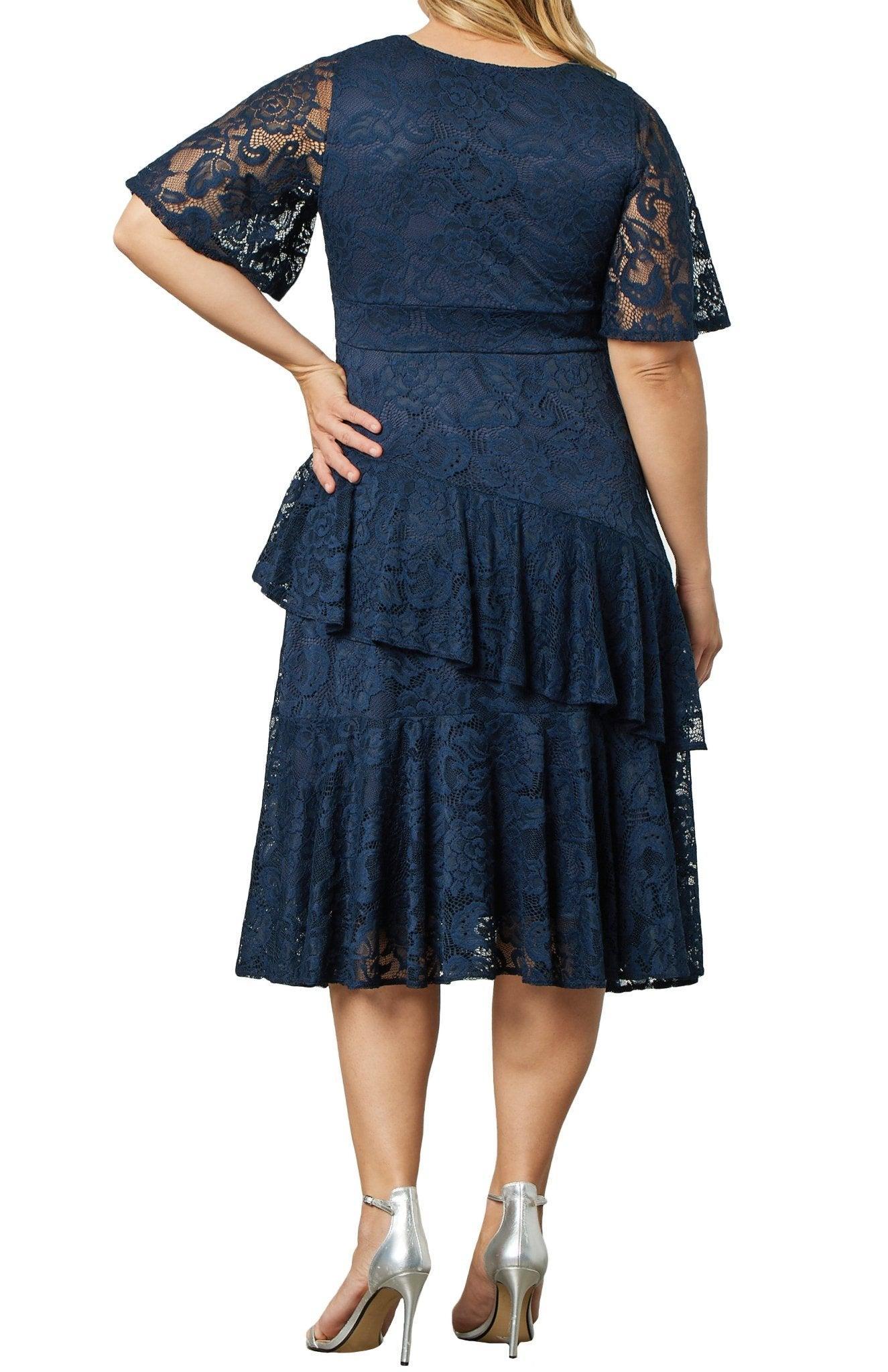 Lace Affair Cocktail Dress - Plus Product Image