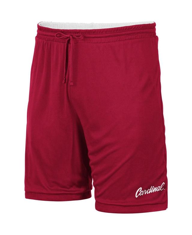 Mens Colosseum Cardinal Stanford Cardinal Wiggum Reversible Shorts Product Image