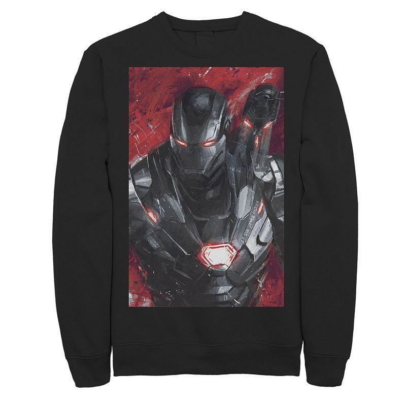 Mens Marvel Avengers Endgame War Machine Painting Graphic Fleece Pullover Product Image