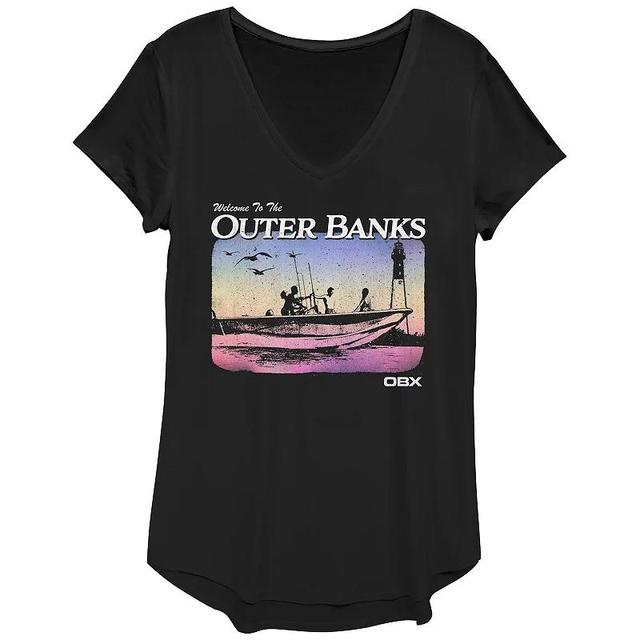 Womens Welcome To The Outer Banks Graphic Tee, Girls Product Image