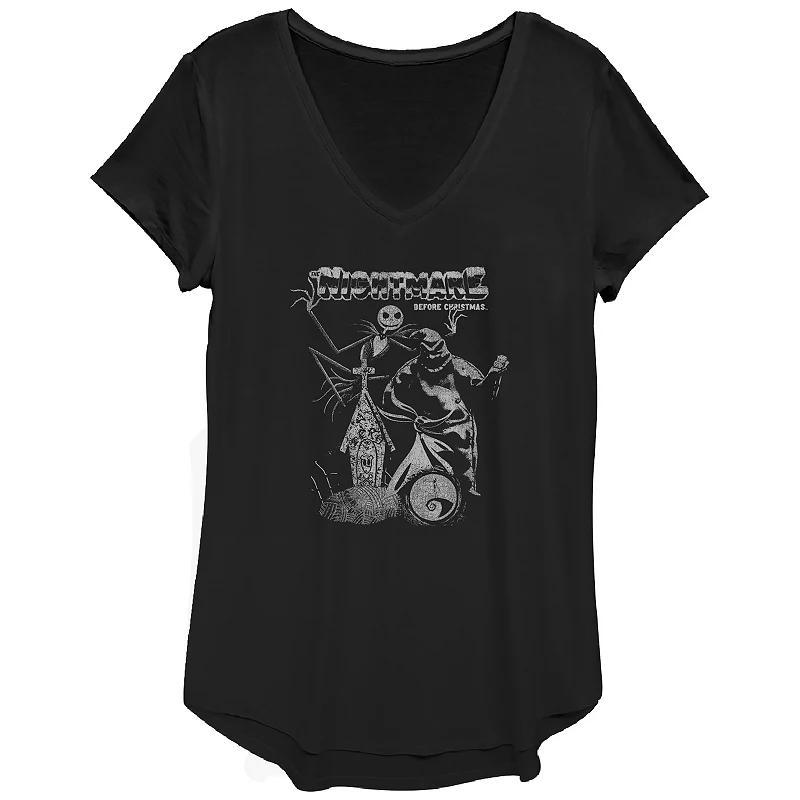 Womens Disney The Nightmare Before Christmas Graphic Tee, Girls Product Image