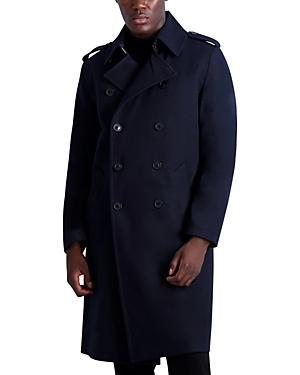 Karl Lagerfeld Paris Regular Fit Double Breasted Coat Product Image