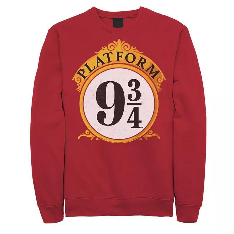 Mens Harry Potter Platform 9 & 3/4 Sign Sweatshirt Product Image