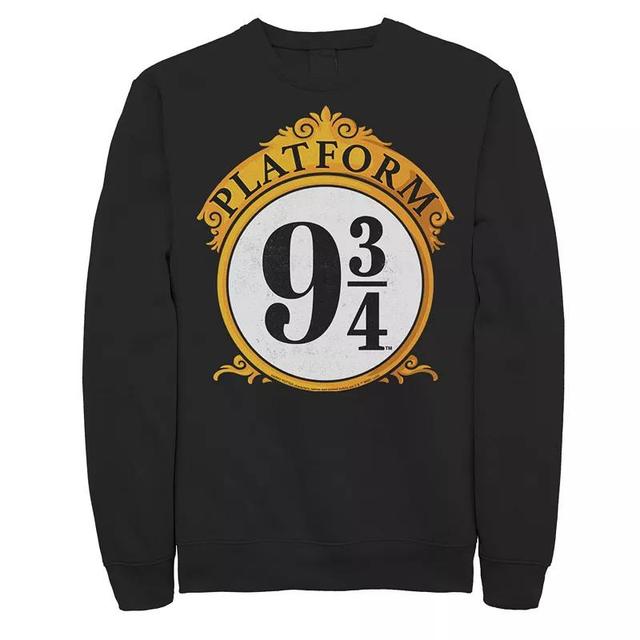 Mens Harry Potter Platform 9 & 3/4 Sign Sweatshirt Product Image