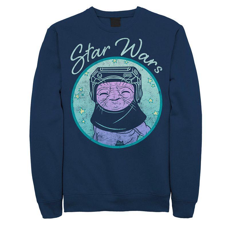 Mens Star Wars: The Rise Of Skywalker Babu Frik Pastel Stars Fleece Product Image