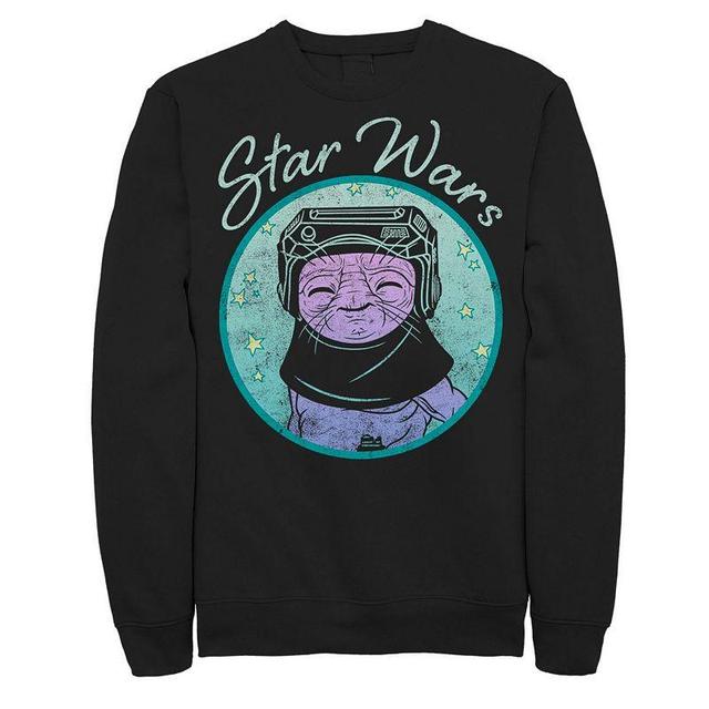 Mens Star Wars: The Rise Of Skywalker Babu Frik Pastel Stars Fleece Product Image