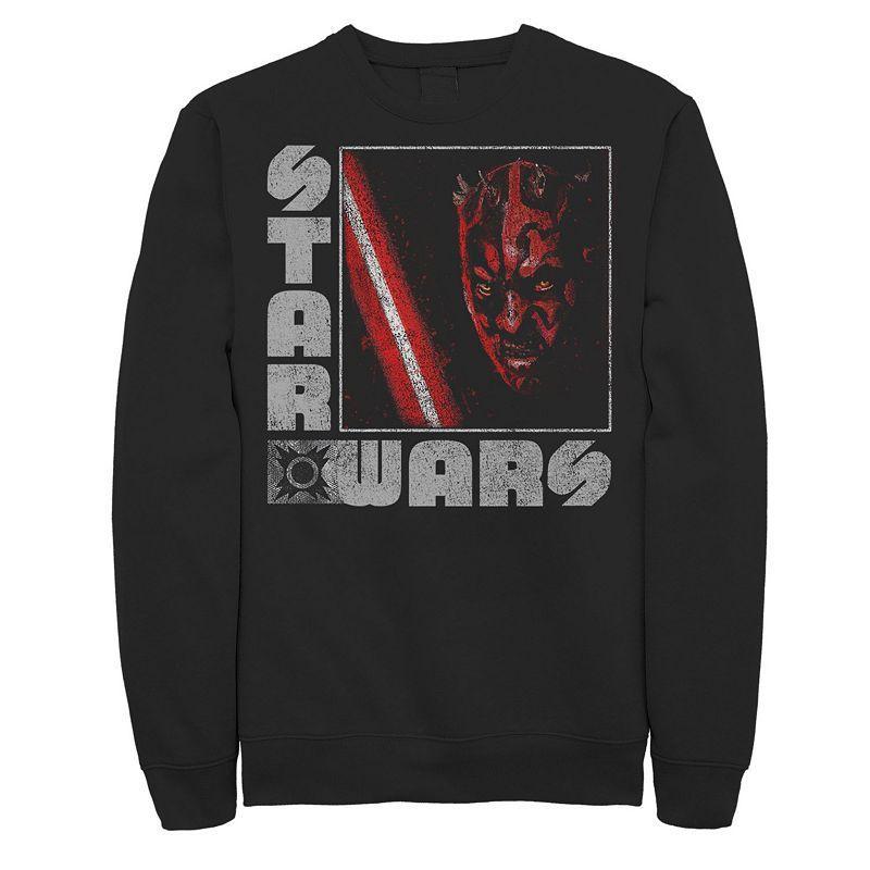 Mens Star Wars Darth Maul Distressed Square Portrait Tee Product Image