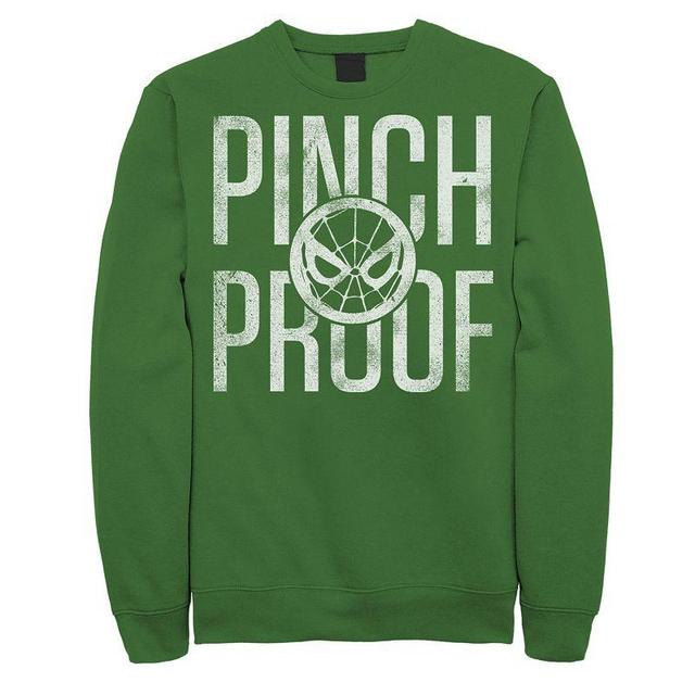 Mens Marvel Spider-Man Pinch Proof St. Patricks Sweatshirt Product Image