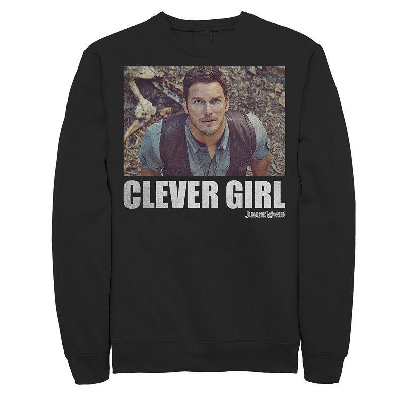 Mens Jurassic World Clever Girl Owen Movie Still Pullover Sweatshirt Product Image