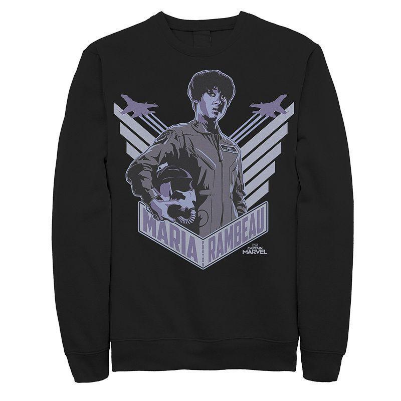 Mens Captain Marvel Wings Sweatshirt Product Image