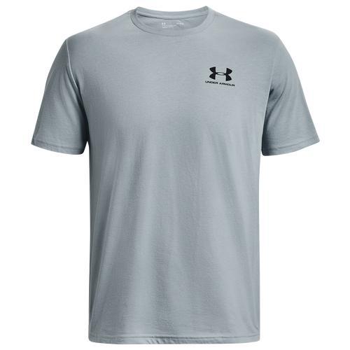 Under Armour Mens Under Armour Sportstyle Left Chest T-Shirt - Mens White/Black Product Image