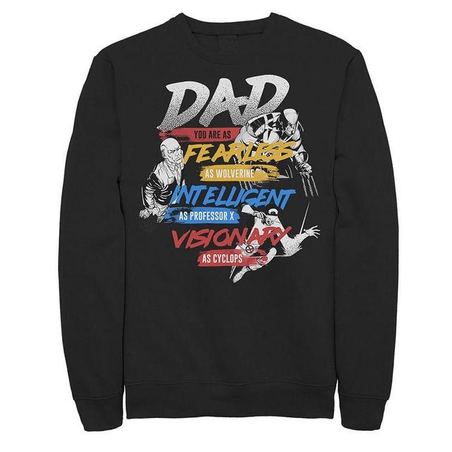 Mens Marvel X-Men Dad You Are As Fearless As Sweatshirt Product Image