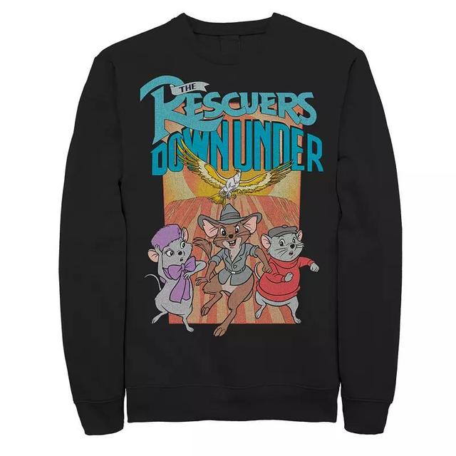 Disneys The Rescuers Down Under Mens Movie Poster Graphic Fleece Sweatshirt Product Image