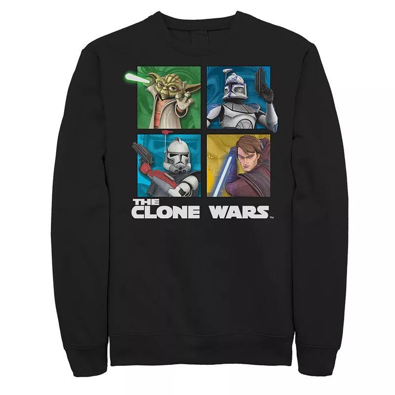 Mens Star Wars: The Clone Wars Group Shot Box Up Sweatshirt Product Image