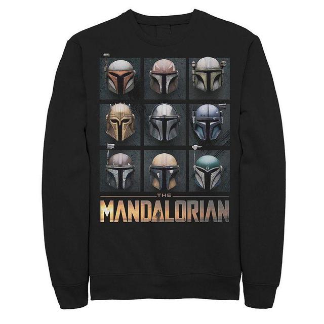 Mens Star Wars The Mandalorian Helmet Box Up Sweatshirt Product Image